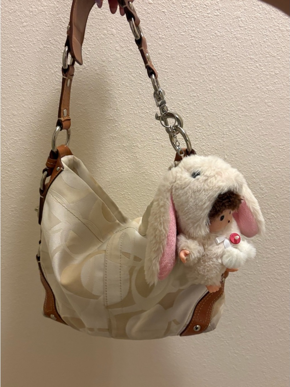 white coach carly (check description) - Picture 4 of 5